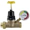 Apollo 3/4 in. x 3/4 in. Lead Free Bronze FNPT Pressure Reducing Valve with Gauge 69ELF114TWG - alternate 5
